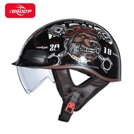 Retro Helmet Cruise Motorcycle Scoop Helmet 3c Certification Men Women Motorcycle Harley Half Helmet
