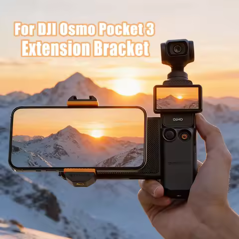 For DJI Osmo Pocket 3 Phone Expansion Holder Handheld Bracket for DJI Pocket 3 Handle Adapter Camera