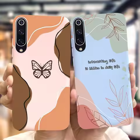 For Xiaomi Mi 9 Lite Case Lovely Butterfly Slim Cover Shockproof Bumper For Xiaomi Mi 9 SE Mi9 SE Mi