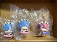 Re:Zero 從零開始的異世界生活 扭蛋 雷姆 拉姆 趴趴扭蛋