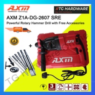 AXM Z1A-DG-2607 SRE 26mm 800w Powerful Rotary Hammer Drill with Free Accessories