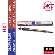 HKT PT-101 GLOW PLUG 20.5V (1PCS) DAIHATSU DV99 TOYOTA ENGINE B,2J