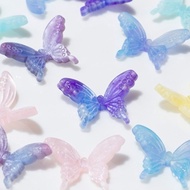 Pearl Pastel Butterfly Parts Resin Craft Art Accessories Subsidiary Materials
