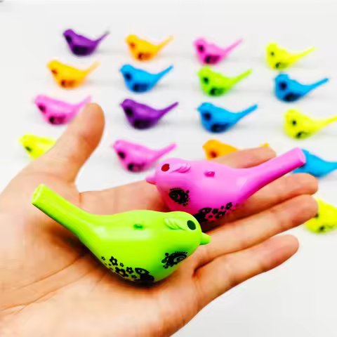 Plastic Water Bird Whistle For Kids Novelty Gifts Birthday Party Favors Toys Classroom Prizes Juguet