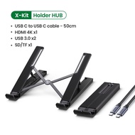 【NEW • X-Kit Holder HUB】UGREEN USB HUB Docking Station USB C 4K HDMI TF SD 2 USB 3.0 Ports Laptop St