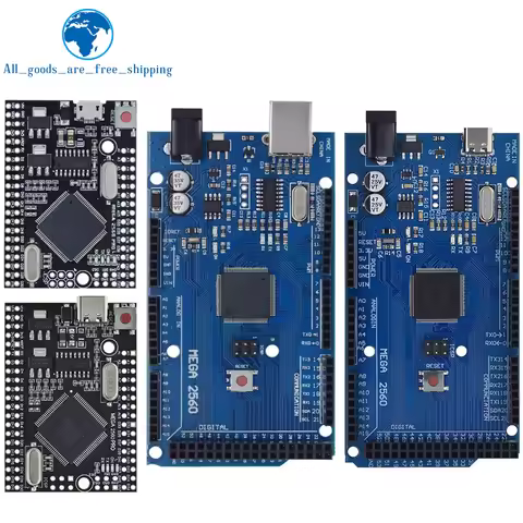 TZT Mega2560 ATMEGA16U2 / Pro Mini MEGA 2560 Mega+WiFi R3 ATmega2560 CH340G For Arduino Mega R3 Deve