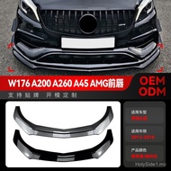 Suitable for 2013-Mercedes-Benz a-Class w176 a180 a200 a45 amg Front Bumper Front Shovel Front Lip M