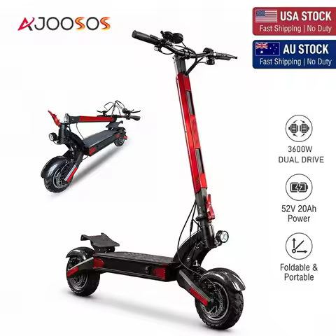 X100 52V Dual Motors Foldable Electric Scooter for Adults 3600W Motors Up to 80km/h Fast Speed 70km 