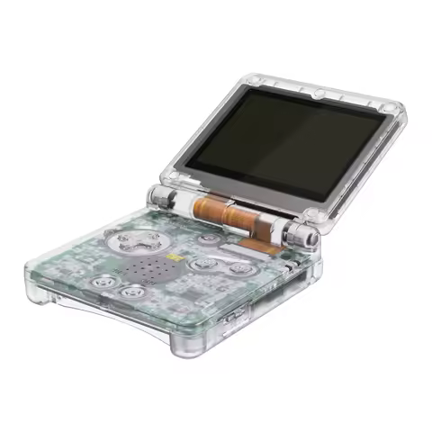 eXtremeRate Replacement Housing Shell for Gameboy Advance SP (GBA SP) - Clear