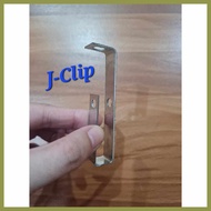 ∳ ❥ ↖ (25pcs/50pcs/100pcs) J Clip / J-Clip Hanger / Metal Furring Bracket / J-Type Hanger Ceiling B