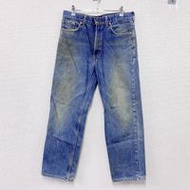 กางเกงยีนส์ Levi's 510 ยุค 90 สภาพวินเทจ สีครามซีดจางตามแนวตั้ง ไซส์ W33