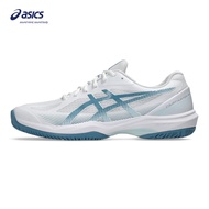 ASICS Men COURT HUNTER FF Indoor Court Shoes in White/Saba Blue