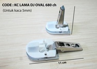 Engsel sendok kaca / engsel kaca / GH304 DJ Oval 680 Lama CH