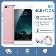 【COD】X6 5.0 INCH 4GB+32GB Cellphone Big Sale  Original Mobiles SmartPhone Gaming Phone Cheap Phone 4