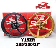 Y16 Yamaha Y15ZR SP522 RCB Sport Rim 185 / 250 / 17' Racing Boy Ysuku Y15 Y16ZR RIM Gold &amp; Black 🔥