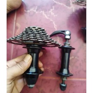 Rear threaded hub + sprocket only hub and rear sprocket