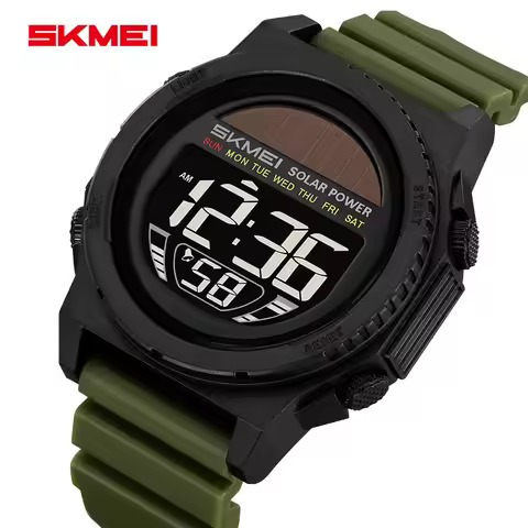 SKMEI 2358 Fashion Casual 5Bar Waterproof Chrono Wristwatch Clock Reloj Hombre Energy Digital Sports