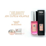 FRED&FREDO PERFUME "DELIGHT" inspired by DKNY  BE DELICIOUS