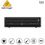 Behringer S32 Stage Box with 32 Remote-Controllable Midas Preamps, 16 Outputs and AES50 Networking F