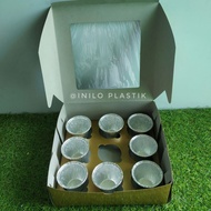 @10pcs 9-Hole Cupcake Boxes Cupcake Muffin Cake Packaging Boxes