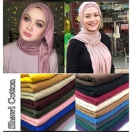 READY STOCK BORONG TUDUNG SHAWL MALAS COTTON JERSEY PLAIN