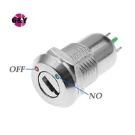 G&Y 1PCS 12mm Zinc Alloy Electronic Key Switch With 2 Keys ON OFF Phone Lo Security Power Button Tub