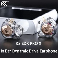 KZ EDX PRO X Wired Earphones Dynamic Drive HiFi Stereo Bass Sound Earbud Music Noise Cancelling Gami