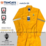 Tencate Tecasafe plus 700 Petronas Spec inherent FR coverall (FRC) with Petronas Logo Patch NFPA2112