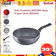 Tefal Cookware (B22666 / B22692) Natura Deep Frypan / Fry Pan 26cm