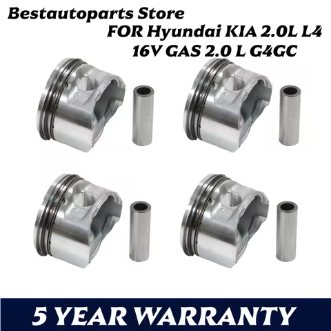 STD AUTO ENGINE PARTS PISTON & RING KIT SET FOR Hyundai KIA 2.0L L4 16V GAS 2.0 L G4GC 1995-2012 OE 