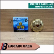 >>>>>] San EI FAN IMPELLER BRASS SHIMIZU 128 / PS 105 IMPELER PUMP SHIMIZU 128 135 12MM SAN EI