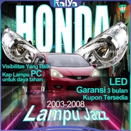 Lampu Honda Jazz gd3 2003 2004 2005 2006 2007 2008 Kiri/Kanan Lampu depan Untuk vtec idsi lampu depa