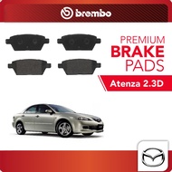 BREMBO Rear Pads (L+R) - Mazda Atenza 2.3D Turbo GG3P