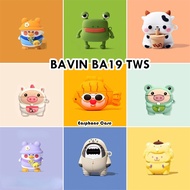 【imamura】For BAVIN BA19 TWS Casing Case Soft Silicone Earphone Case Cartoon Creative