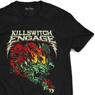 KATUN Bootleg Killswitch Engage T-shirt - Tiger Green T-shirt Distro Cotton 24s