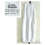 PUTIH Love Bonito Tweed White Dress White Elegant Beautiful