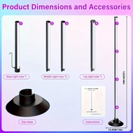 Smart RGB IC LED Floor Lamp, with App and Remote Control, USB Interface Electronic Light, 16 million