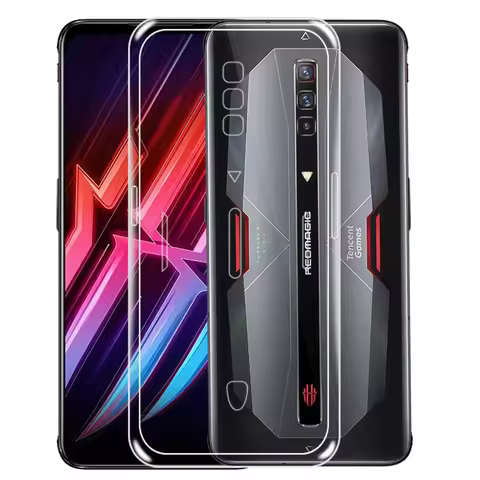 Case for Red Magic 6 6S Pro Ultra Slim Soft TPU Clear Shockproof Cover For ZTE Nubia Red Magic6 6S P