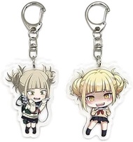 Inc. - Set of 2 Hero Academia Acrylic Keychain Toga Himiko v1, Multicolored, Pendant Height: 2 inches