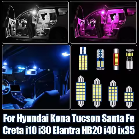 For Hyundai Kona Tucson JM TL NX4 Santa Fe CM DM TM Creta Elantra HD MD N HB20 i10 i30 i40 ix35 Car 