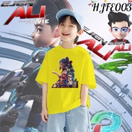 π γReady StockγEjen Ali Movie 2 Baju Kids T-Shirt Cotton Graphic Printed Boys and Girls Shirt#011