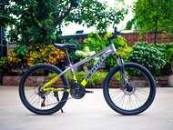 NEW 2025 จักรยานเสือภูเขา Richter Soda ล้อ 24 นิ้ว 21 เกียร์ เฟรมอะลูมิเนียม ดิสก์เบรค mtb 24” alumi