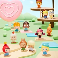 POP MART รุ่นใหม่ PPMT รุ่นรักบี้ Baby Body Adorable ของเล่นตัวต่อ PVC รุ่นที่ 1 ของเล่นตัวต่อแบบสุ่