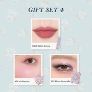 [NEW]Flower Knows Bunny Garden Collection Gift Set includes makeup palette+lipstick+blush