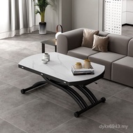 Lifting Dining Table One or Two Folding Two Household Coffee Table Round Plywood Dining Table Multif