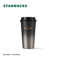 Starbucks（Starbucks）Coffee Treasure Series Gold Push Cover Stainless Steel Desktop Cup430mlInsulated Mug Holiday Gifts f