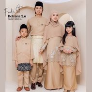 [ Set Family ] KURUNG BELVANA 2.0 | BAJU RAYA WARNA MOCHA