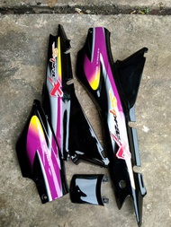 Promo!! FULL SET COVER BODY BELAKANG HONDA SUPRA X LAMA / SUPRA FIT LAMA HITAM / BODY SUPRA X LAMA