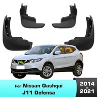 For 2014-2021 Nissan QASHQAI J11 Defensa Fender Mudgrd Mud Flaps Grd Splash Flap Mudgrds Car Accesso