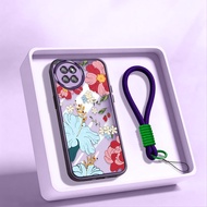 VRQR Cover for Itel S23 A50C A70 A06 S665L A665L Retro Style Print Clear Shockproof Phone Case with 